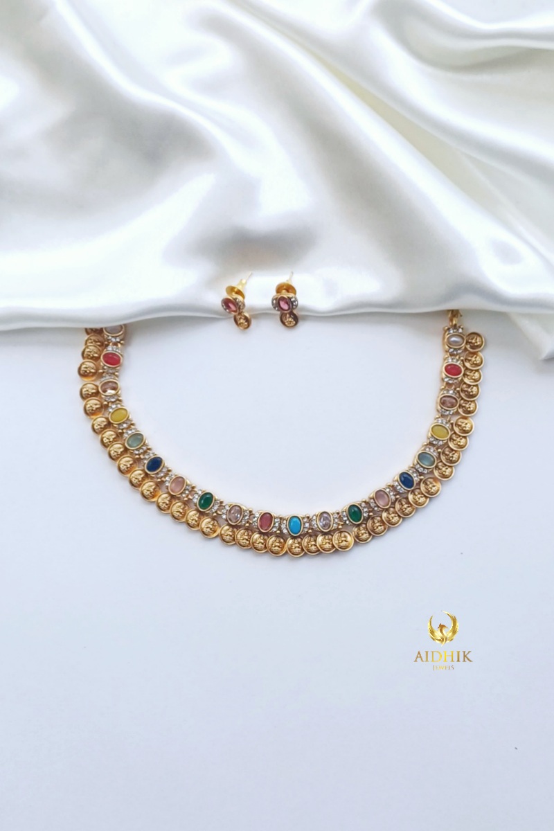 Navratna necklace