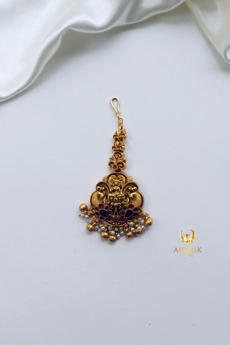 Bridal Lakshmi design tikka