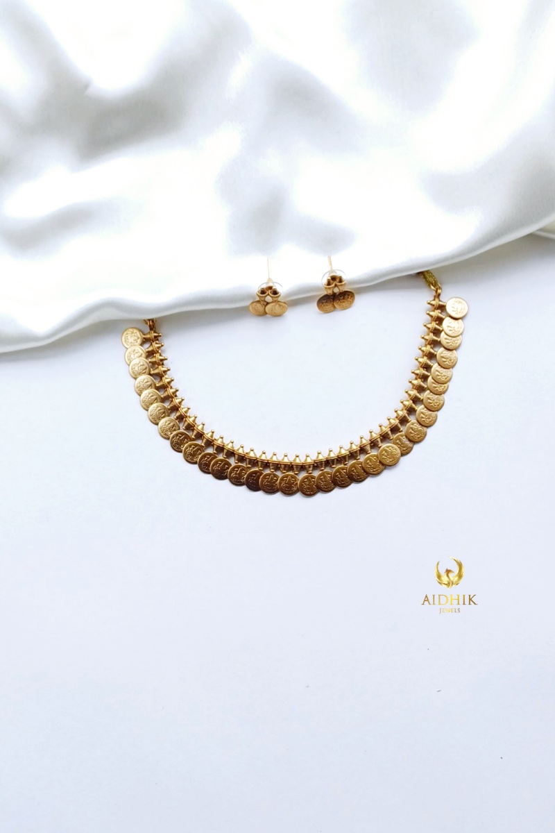 Coin necklace with earrings AN73