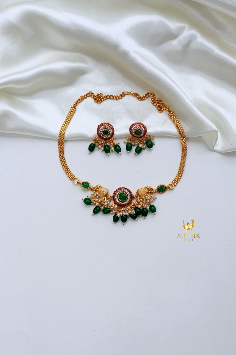 Elephant design choker AC4