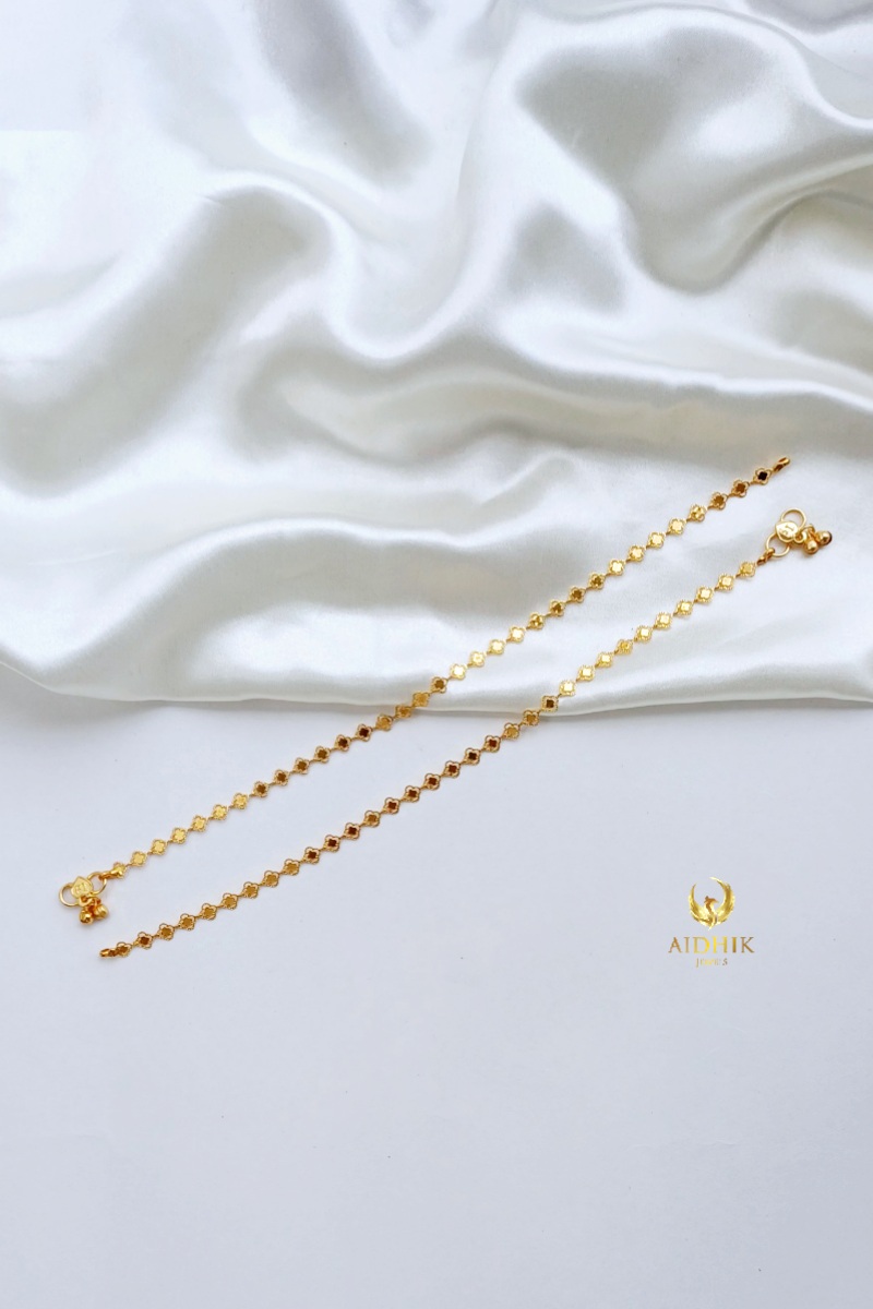 Anklets clover design  AA2