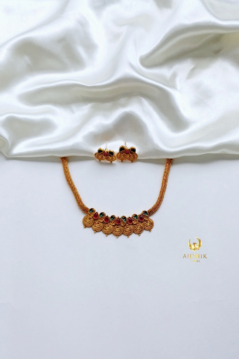 Coin simple necklace AN16