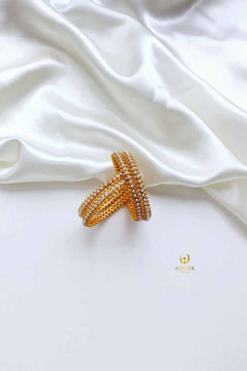Pearl bangles size 2.4  