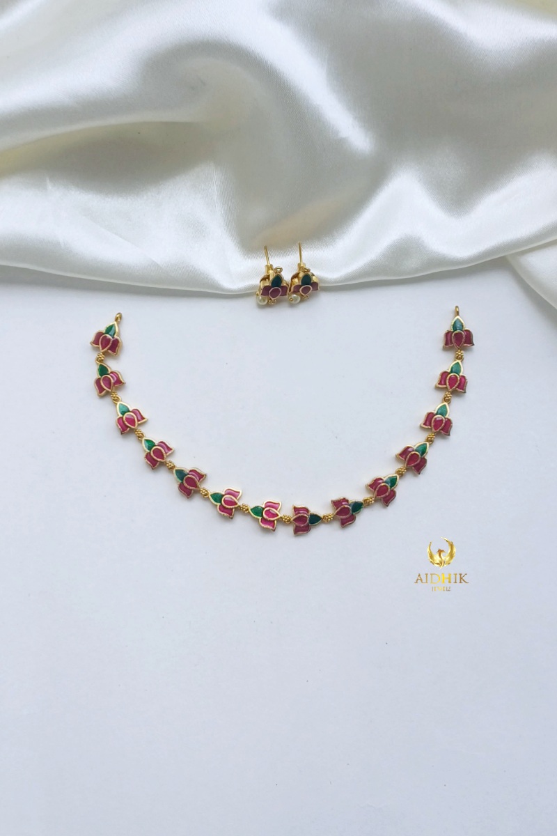 Premium Simple Lotus necklace 