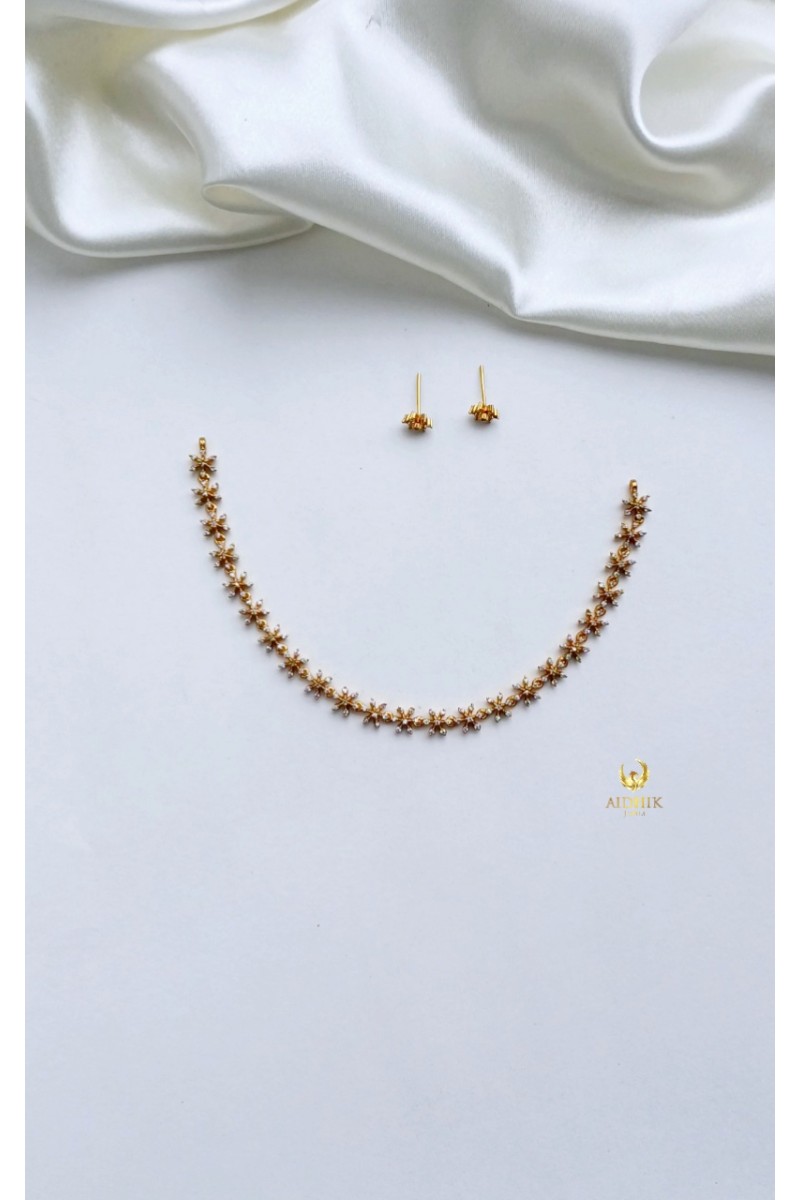 Premium flower design AD set