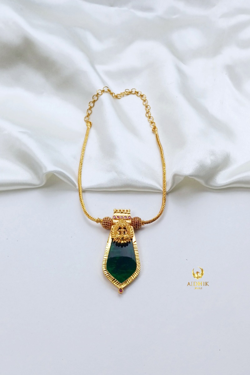 Gold plated nagapadam green