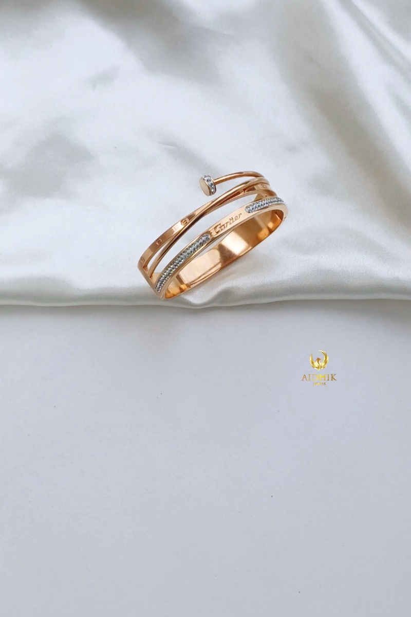 Antitarnish openable bracelet free size