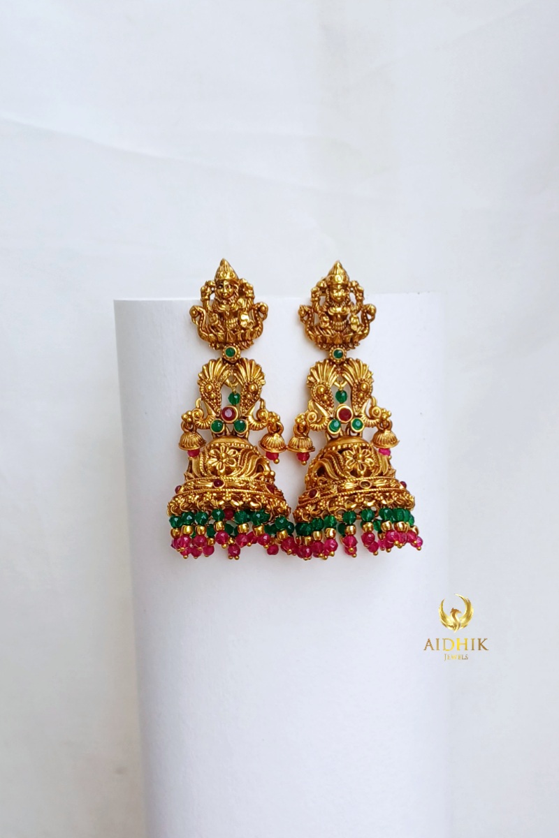 Chettinad bridal jhumka