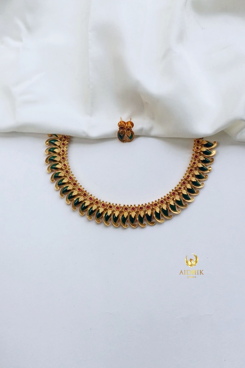 Mango design palakka green