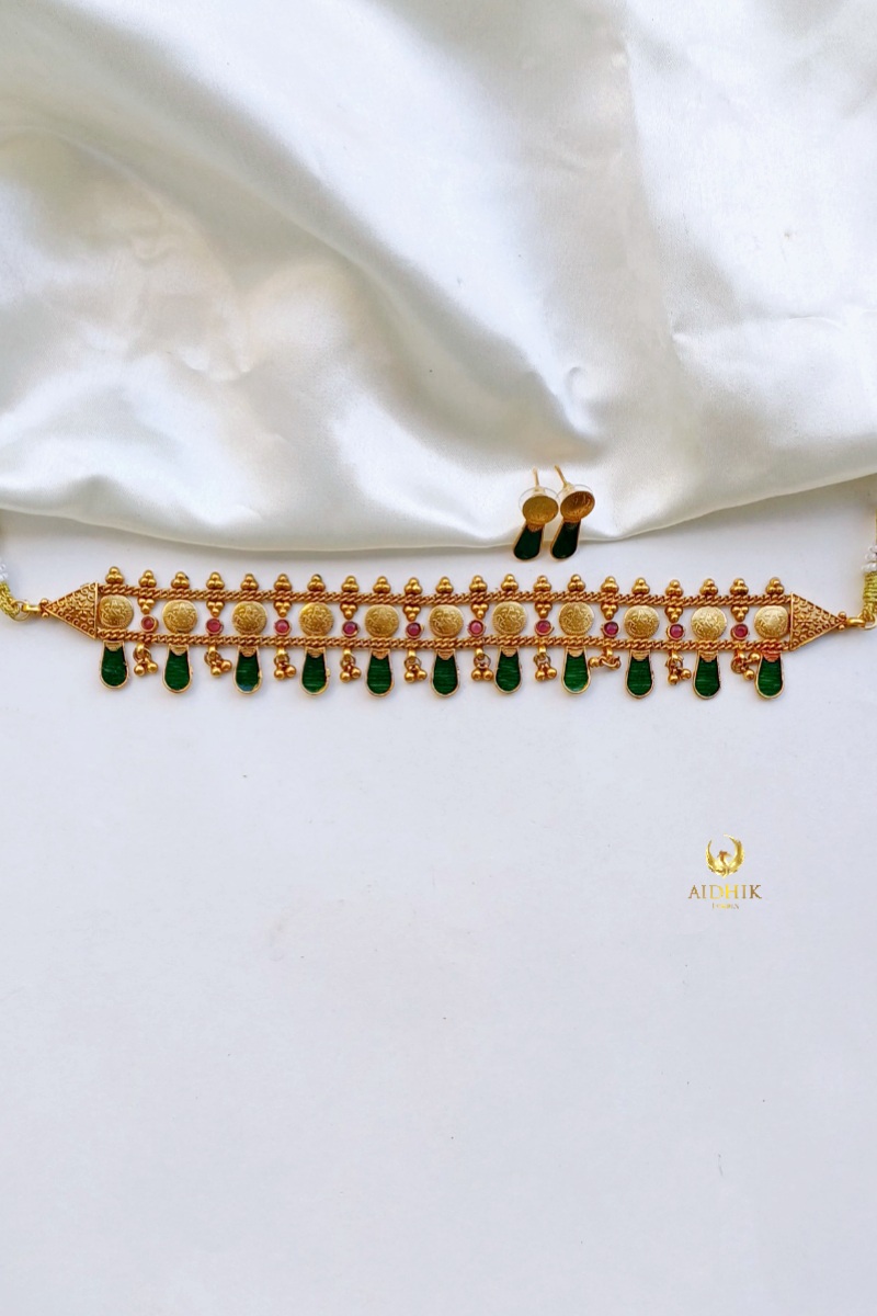 Coin palakka choker AC27