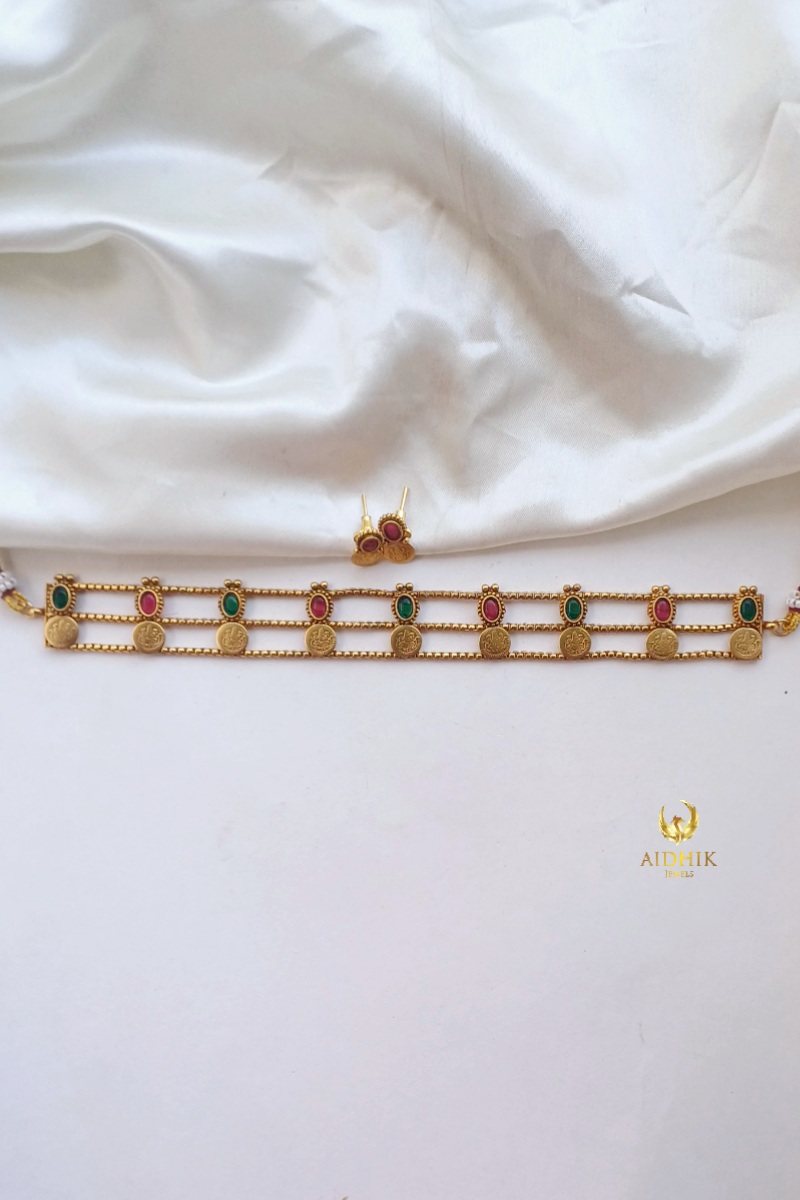 Coin multi choker AC39