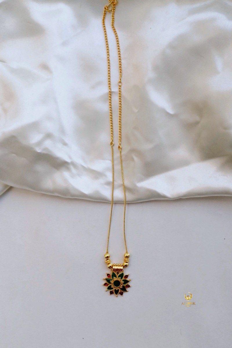 Floral design palakka Simple chain AMH28