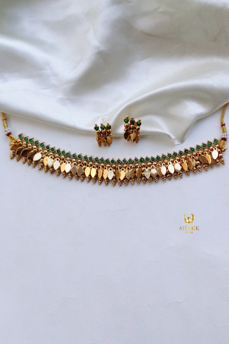 Antique elakkathali green AN119