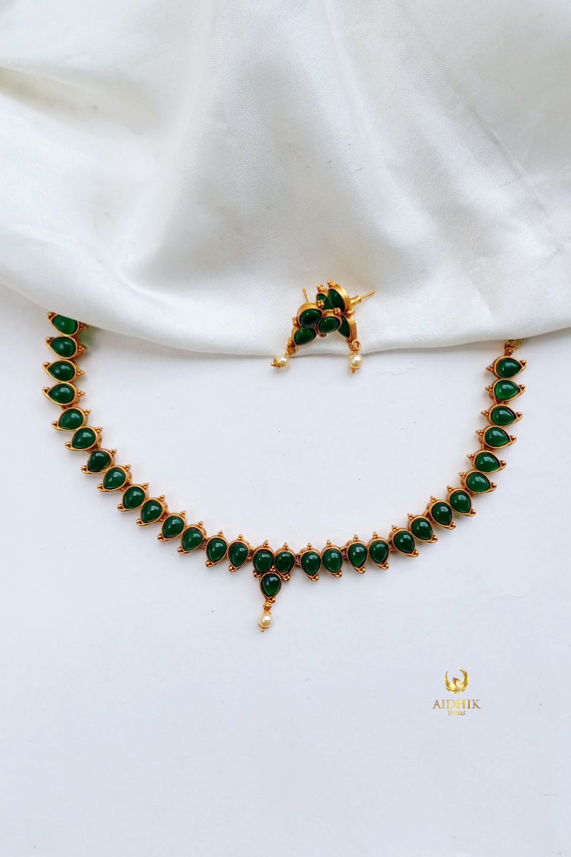 Manga necklace green AN135