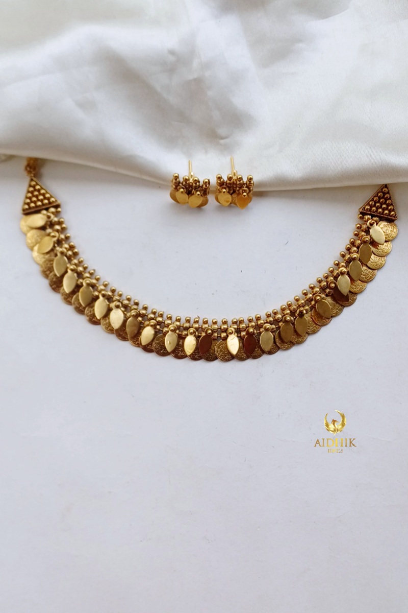 Coin elakkathali necklace AN143