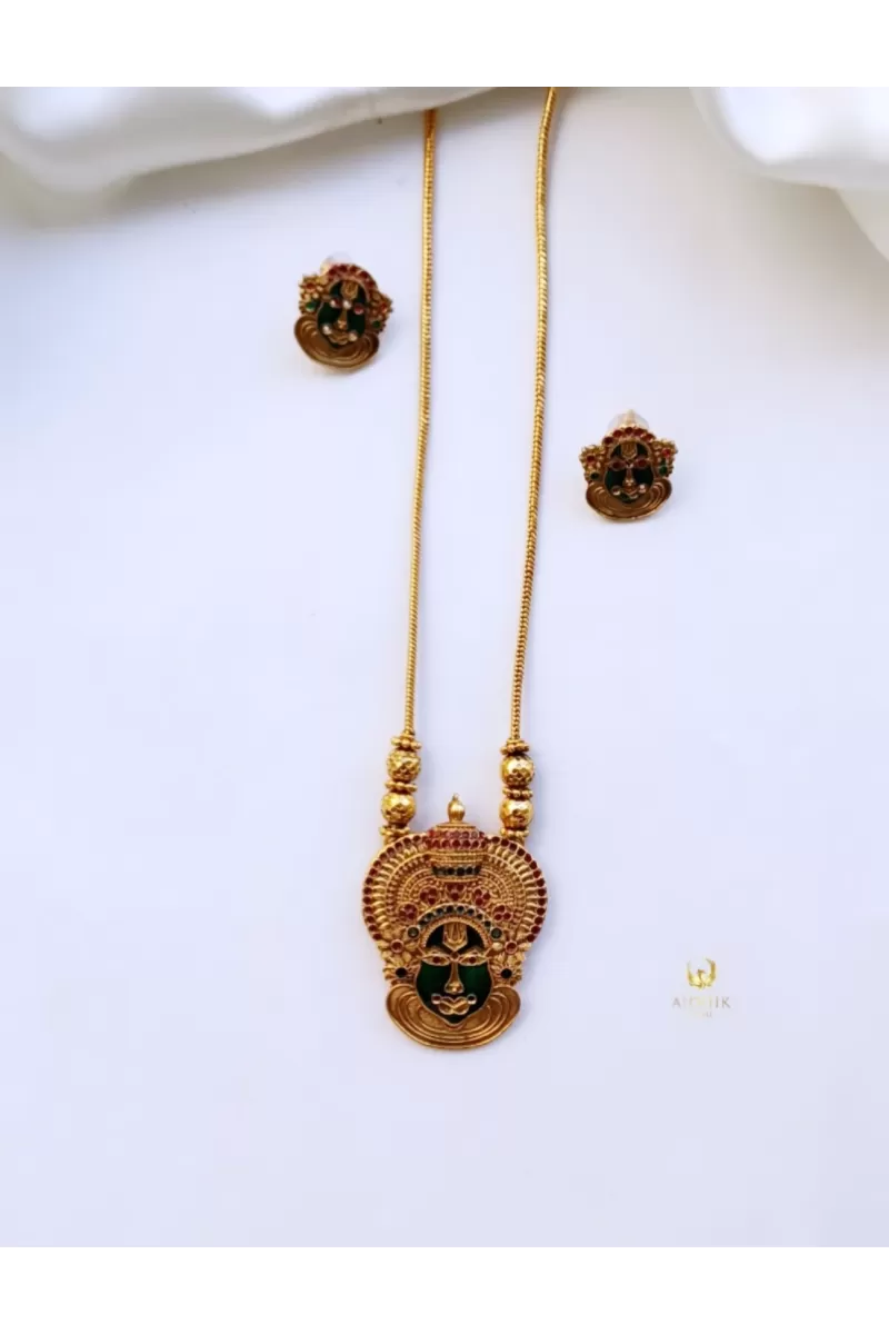 Kathakali midharam with earrings AMH25