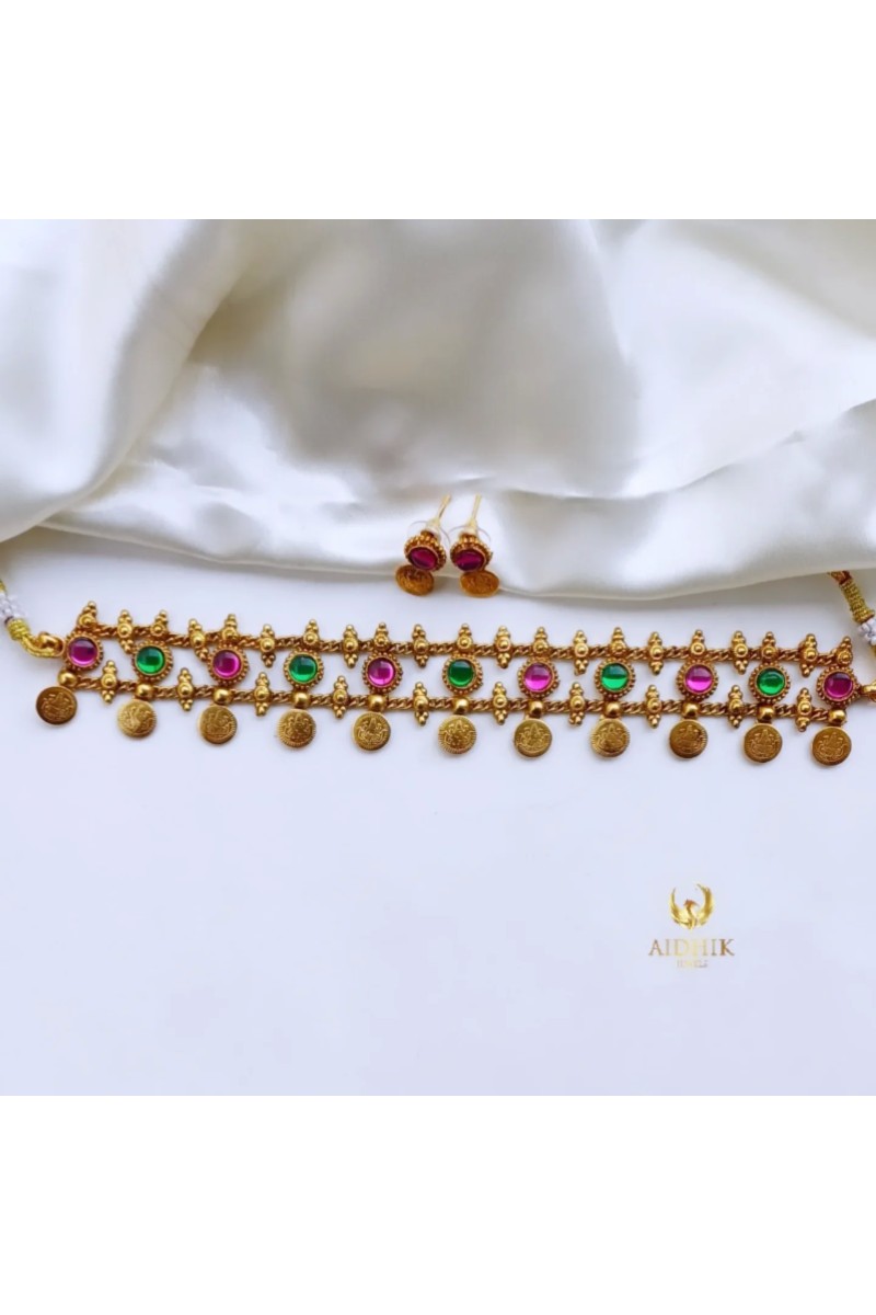 Coin choker round design AC30
