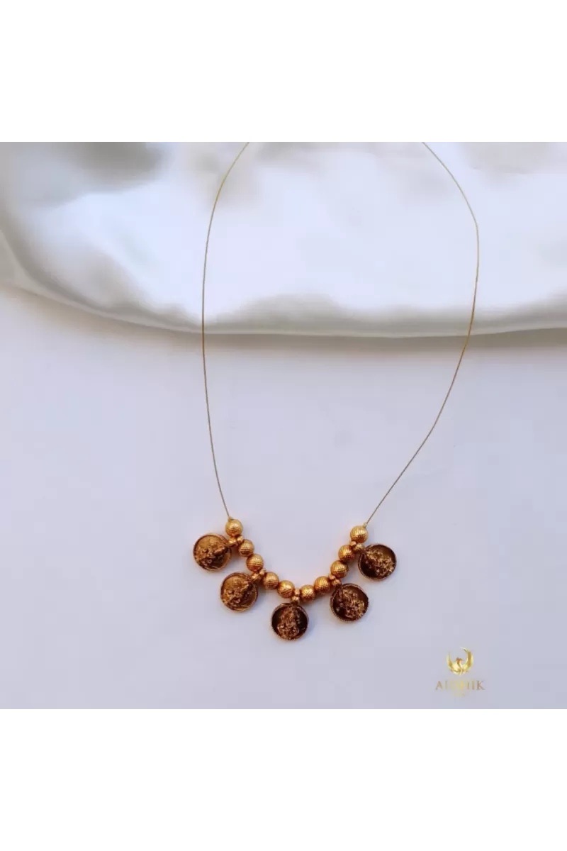 Invisible coin necklace AI14