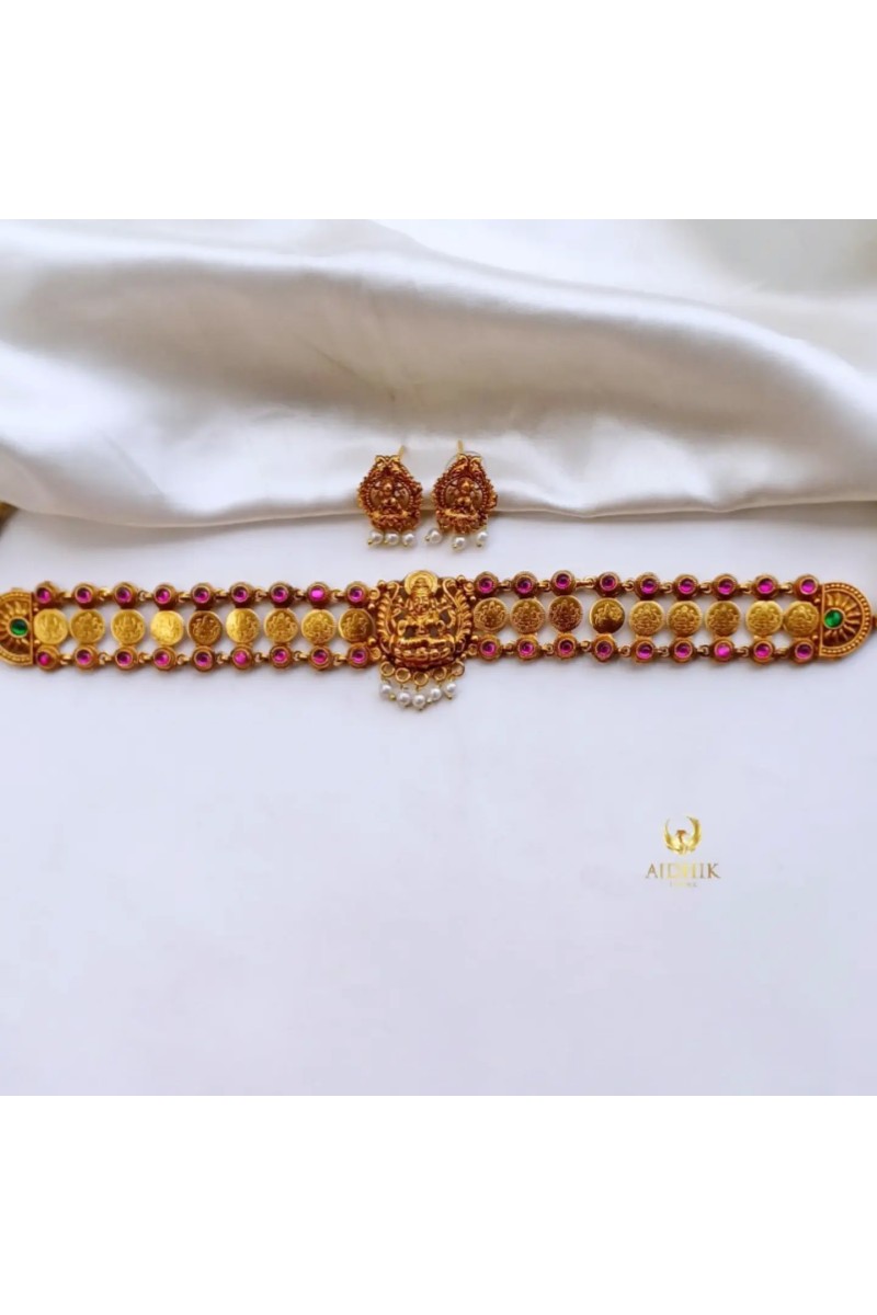 Coin lakshmi choker AC44